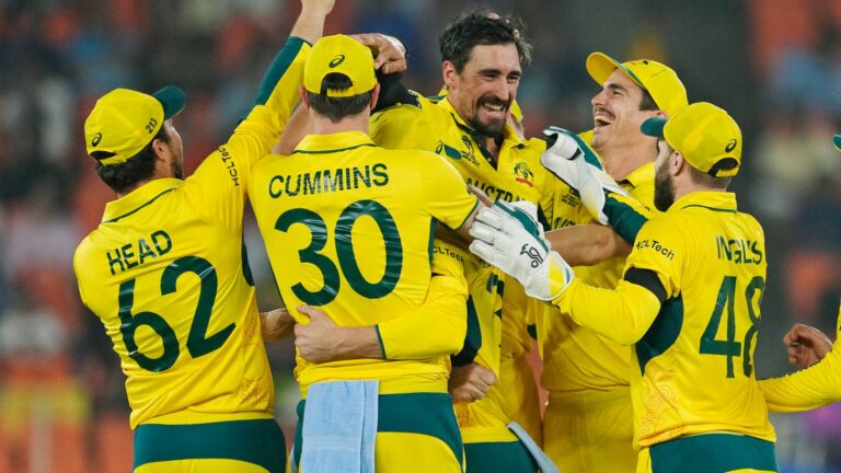 Australia have clinched a World Cup semi-final berth after their sixth-straight victory over Afghanistan